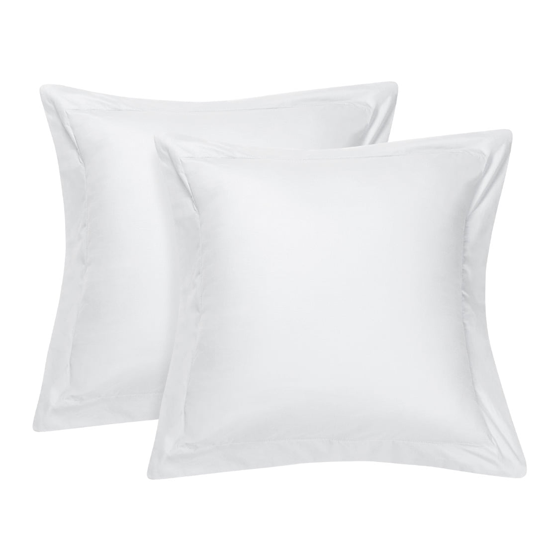 Boudoir Cotton Pillow Shams Oxford Pillowcases White 26 X 26 Inch