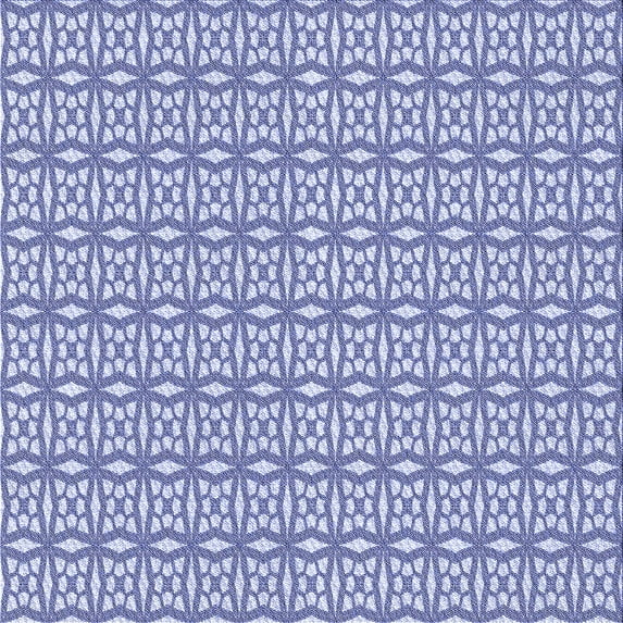 Ahgly Company Machine Washable Indoor Square Transitional Periwinkle Purple Area Rugs, 8' Square