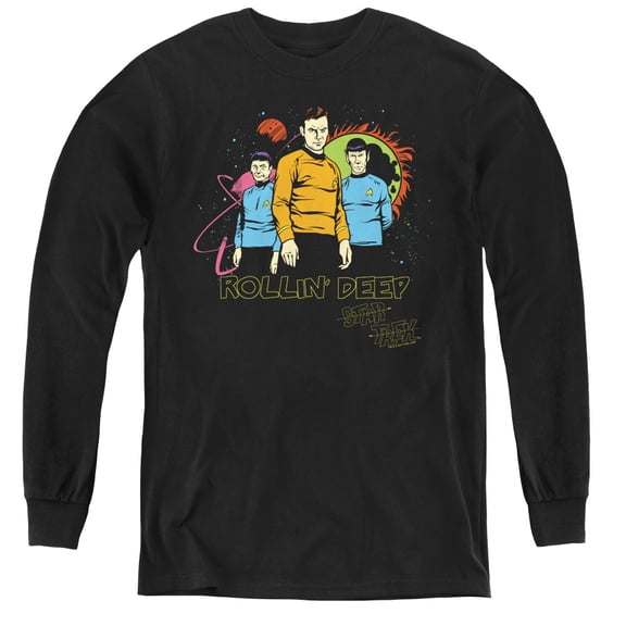 Star Trek - Rollin Deep - Youth Long Sleeve Shirt - Large