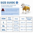thumbnail image 6 of Unique Bargains Dog Raincoat Waterproof Dog Rain Jacket with Hood Rain Coat for Dogs Reflective Lightweight Dog Rain Coat Large Yellow, 6 of 7