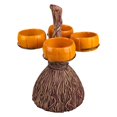 thumbnail image 3 of Calabaza de Halloween Snack Bowls Snack Bowl Stand Broomstick Adorable Accesorio perfecto para la fiesta de Halloween Forma de calabaza para el postre 4 tazones Macarena Puesto de tazones para refrigerios, 3 of 8