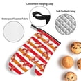 thumbnail image 3 of Fotbe Red Lobster for 4Pcs Oven Mitts and Pot Holders, 500℉ Heat Resistant Oven Mitts , Non-Slip Silicone Surface Safe for Baking, Cooking, BBQ, 3 of 6