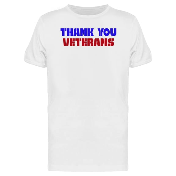 Thank You Veterans Men's White T-shirt
