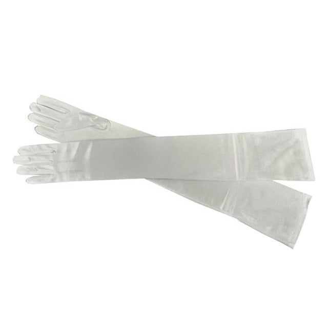 Costumes For All Occasions MO1600WT Gloves Opera Length - White