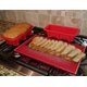 thumbnail image 4 of Bread and Loaf Pan Set of 2 Red, Nonstick, Commercial Grade, Flexible, 4 of 5