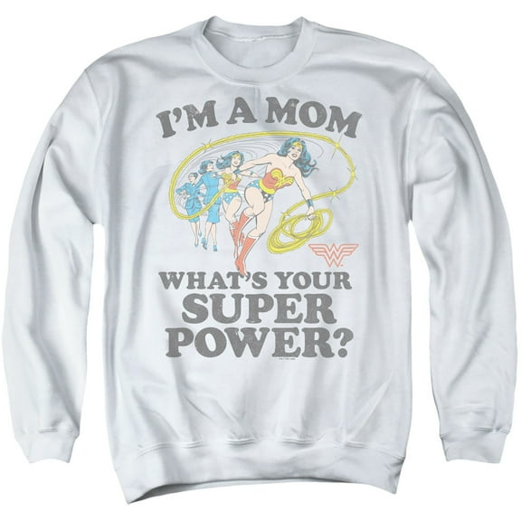 Wonder Woman I'm A Mom Unisex Adult Crewneck Sweatshirt