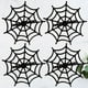 thumbnail image 5 of 4 piezas de servilleteros creativos en forma de telaraña de Halloween, 5 of 5