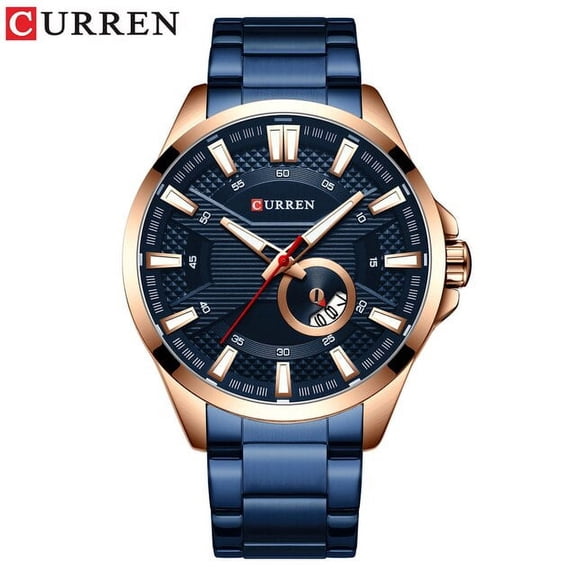 CURREN Business Quartz Watch for Men Luxury Watch Men's Brand Stainless Steel Wristwatch Relogio Masculino Waterproof Clock