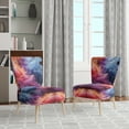thumbnail image 2 of Designart "Nuance d'Une Nébuleuse Colorée" Chaise d'Appoint Rembourrée Nébuleuse Multicolore - Fauteuil d'Astronomie et d'Espace pour Salon, 2 of 7