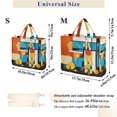 thumbnail image 2 of FORMRS Womens Corduroy Tote Bag Crossbody Shoulder Handbag with Pocket, Modern Cocktails, 2 of 7