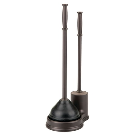 Mainstays Toilet Bowl Brush and Plunger, Bronze