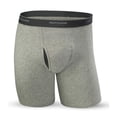thumbnail image 4 of Fruit of the Loom Men's Cool Zone Black/Gray Boxer Briefs, 4 of 5