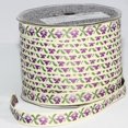 thumbnail image 2 of The Ribbon People Purple and Green Bavaria Jacquard Print Craft Ribbon 0.5" x 50 Yards, 2 of 2
