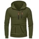 thumbnail image 3 of MHFRRA Sudadera con Capucha y Cremallera, Chaqueta Informal Tipo Jersey con Bolsillos Delanteros, Ropa Deportiva de Manga Larga para Gimnasio, Correr Al Aire Libre Verde, 3 of 3