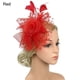 thumbnail image 5 of Elegant Tea Party Fascinator Hat for Women - Feather Mesh Net Veil with Feather Trim - Perfect for Weddings, Halloween Parties, and Special Occasions, 5 of 5