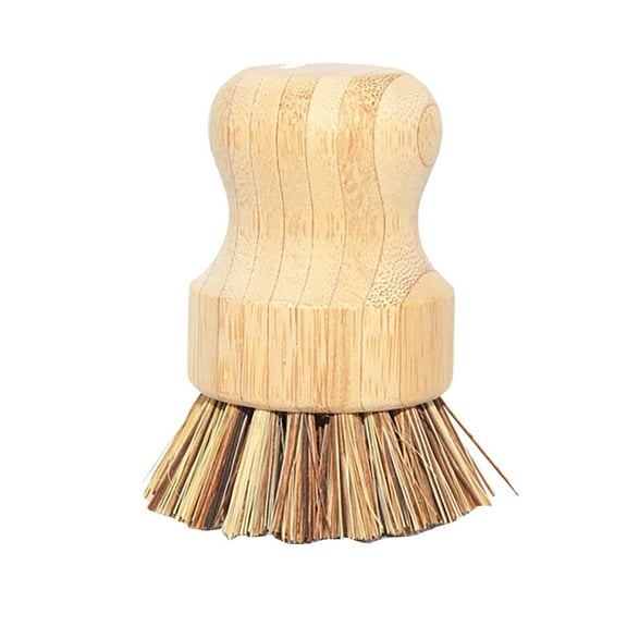 Dish Scrub Brush Kitchen Wooden Cleaning Scrubbers for Washing Pan/Pot Fiber Dish Washing BrushBrush AA1x brush，Homnglonglong