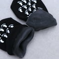 thumbnail image 4 of EeaseMX 4 pares de calcetines blanqueadores de pies con gel de spa, hidratantes y para el cuidado de la piel (negros), 4 of 7