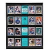 Mcs 16X20 Inch Collector Card Wall Display, Holds 20 Sports Cards, Black (52894)