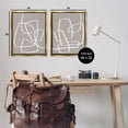 thumbnail image 3 of Stupell Industries Contemporary Abstract Busy Line Gold 2pc Floating Frame Art Set, 25 x 31 each, by June Erica Vess, 3 of 7