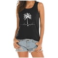 thumbnail image 4 of XIYON Womens Summer Tops Sleeveless Printed Shirts Summer Tops Loose Fit Running Athletic Shirts Summer Fashion Clothing, 4 of 4