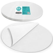 [250 Pack] 12 Inches Non-Stick Parchment Paper - Round White Baking Sheets, Wax Paper Liners for Cake Pan, for Steamer, Fryer and Oven, for Cakes, Cheesecakes, Pizza, Cookies, Meats and Vegetables