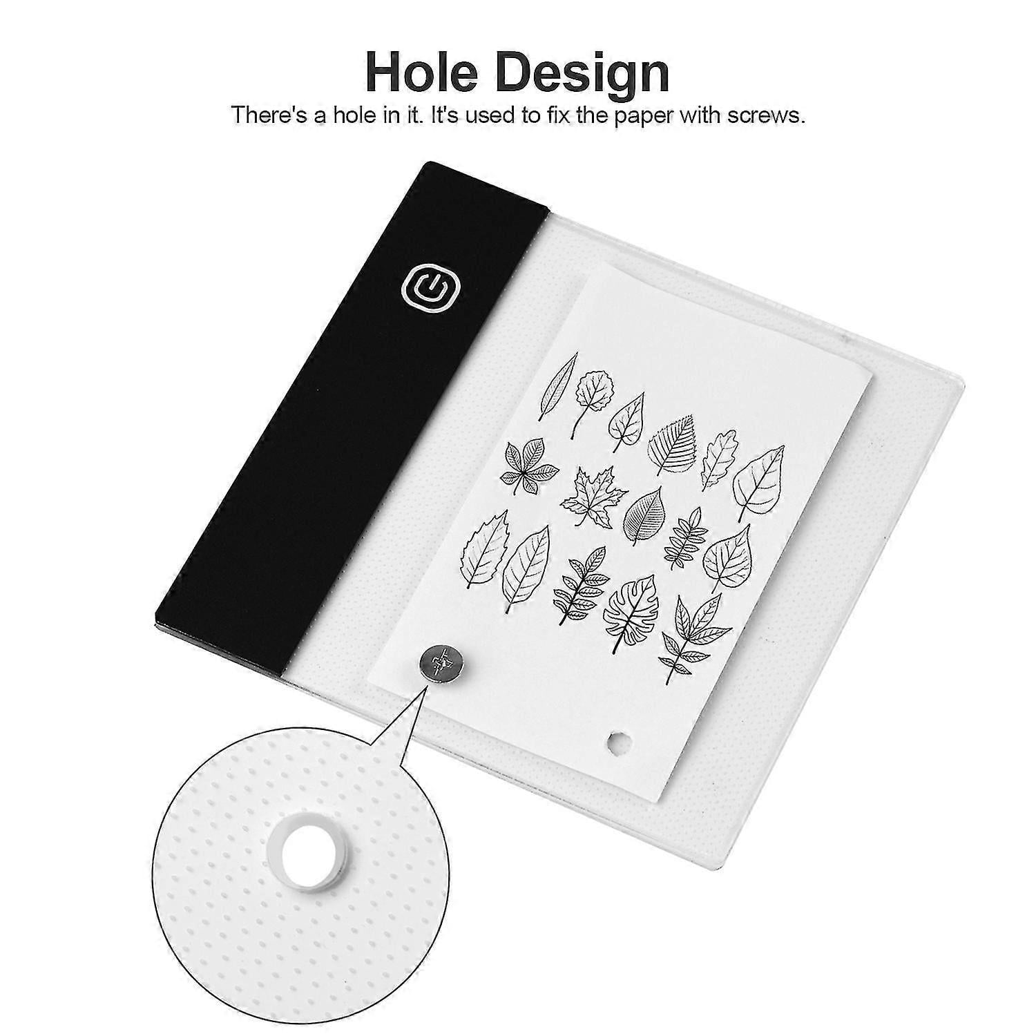 Flip Book Kit with Mini Light Pad LED Lightbox Tablet Design with Hole 300 Sheets Flipbook Paper Bin