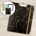 thumbnail image 6 of Colaxi Spiral Clipboard Folio Nursing Clipboard with Refillable Notepad, 5 Folders Storage, Clip Board Portfolio for School Business, 6 of 10