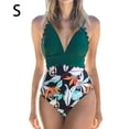 thumbnail image 2 of Soidarity Traje de baño de mujer Traje de baño de moda Traje de baño de moda Verde + Flor blanca S Deportes acuáticos Flor verde + negra S Soidarity OD021064-06, 2 of 6