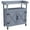 Gray, variant on QISHENSHUI Practical Outdoor Potting Bench with Storage Bins & Shelves – Solid Aluminum Table Top and Portable Rolling Wheels for Garden, Backyard & Outdoor Planting, Gray