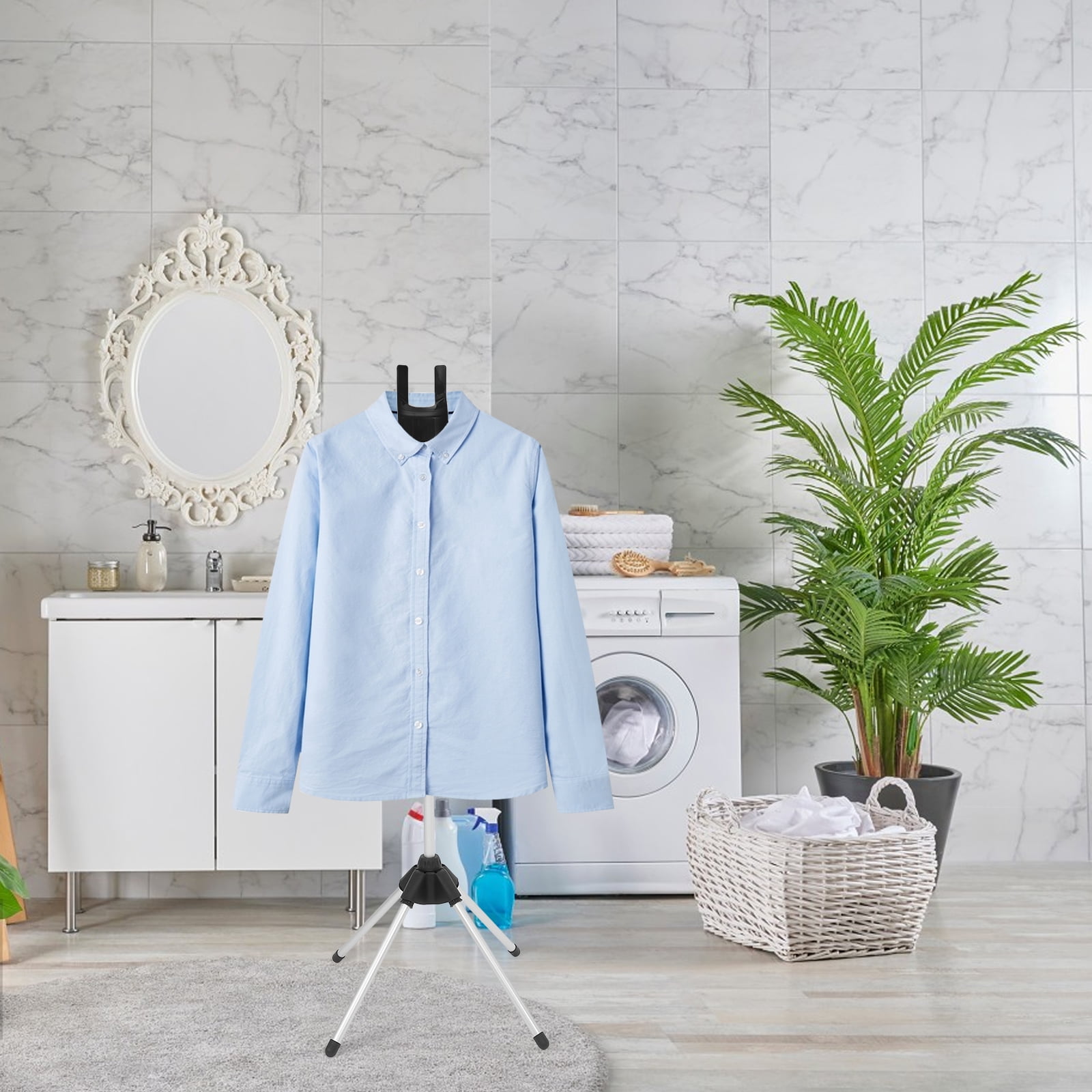 Iron Steam Stand; Foldable Garment Clothes Drying Rack; Handheld Garment Steamer Rack,Height Adjustable