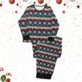 thumbnail image 2 of jjayotai Matching Family Christmas Set, Velour Christmas Morning Outfit, Holiday Card Matching Family Clothing Set Navy 7Y-Kid, 2 of 5