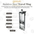 thumbnail image 6 of GOSUN Brew Travel Coffee Maker, Thermo-Seal Insulated Double Wall Travel Mug, Black, 6 of 6