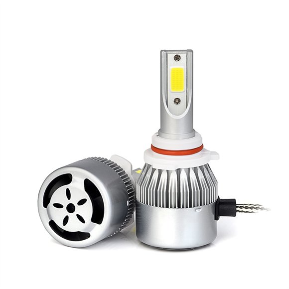 2 Pcs COB Led Hb4 Hb3 9005 9006 Phare de Voiture 4000lm H1 H4 H7 H8/9/11 Ampoules de Brouillard Accessoires Auto, Facile à Installer