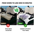 thumbnail image 4 of Golf Cart Seat Covers for 2 Seater,Purple Lavender Microfiber Cart Seat Towel Blanket,Pastoral Botanical Floral Dragonfly Absorbent Breathable Non Slip Bench Seats Protector for Golf Course 51"x31", 4 of 9