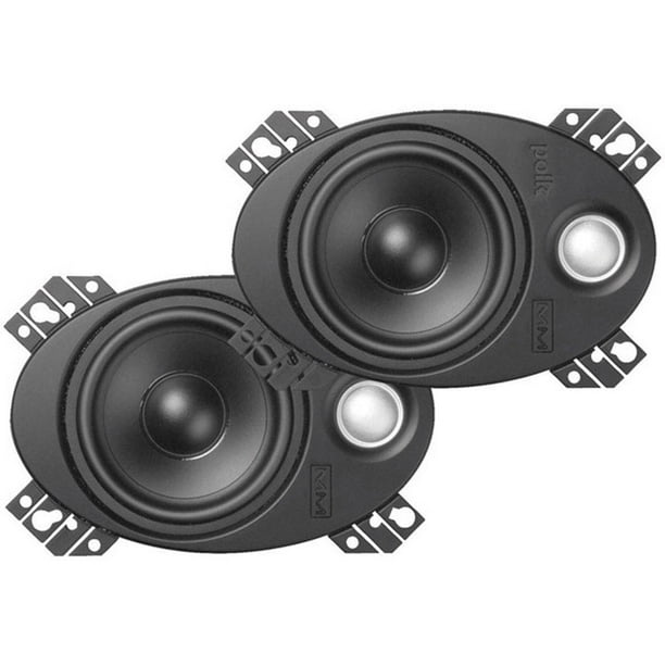 Polk 4X6" Marine Plate Coaxial Speaker 150W Max