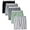 Exposed Waistband - Assorted (5 Pack), variant on Big Men's Exposed Waistband Knit Boxers, 5 Pack