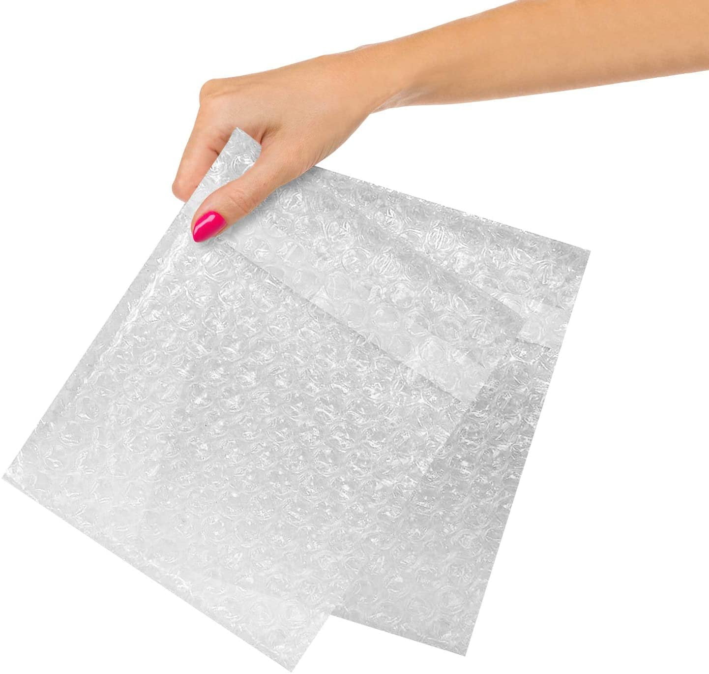 Bubble Out Bags 9” x12” Packing and Moving 50 Pack Clear Bubble Pouches Bags Double Walled Cushioning Bags Self-Sealing Protective Wrap Cushioning Pouches for Shipping 