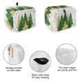 thumbnail image 5 of Toaster Cover 4 Slice, Green Christmas Tree Dustproof Bakeware Oven Protector with Top Hook, Golden Xmas Tree Winter Snowflake Waterproof Small Kitchen Appliance Toasters Dust Cover, 12"x11"x8", 5 of 9