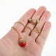 thumbnail image 5 of OUNONA 1Jgo Collar Con Colgante De Fresa Y Aretes Colgantes De Inoxidable Para Mujer, 5 of 7