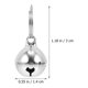 thumbnail image 2 of unbranded 24Ud Adorables Para Collar De Y Perro En Metal Plateado, 2 of 7
