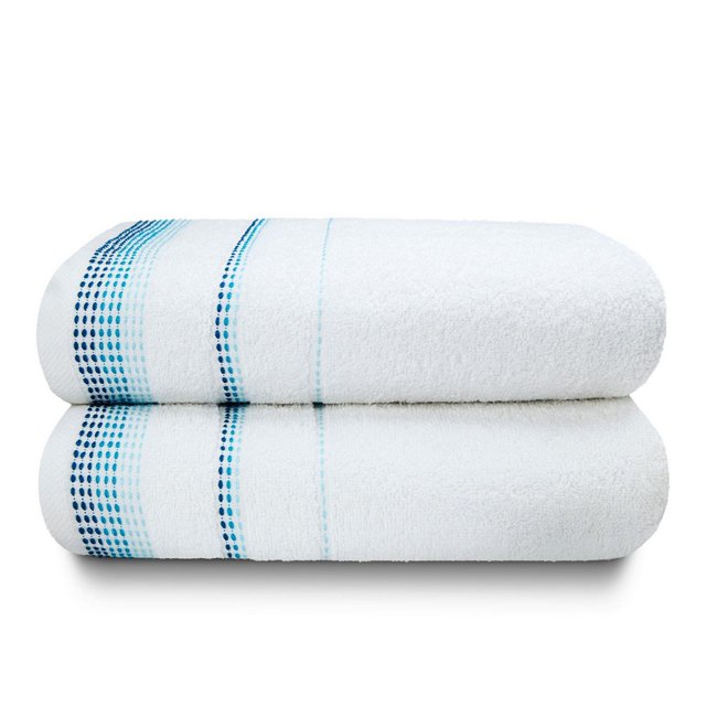 Rapport - Toalla Berkley - Pack de 2 (Blanco)