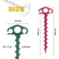 thumbnail image 3 of Estacas en espiral para tienda de campaña COBARYEN, 24 cm, fibra de nailon, paquete de 9, 3 of 8