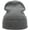 Solid Light Grey, variant on Black Beanie-Hat for Women-Men Winter - Unisex Cuffed Knit Warm Hats for Halloween Bank-Robber Cosplay Teens Free Size