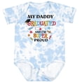 thumbnail image 3 of Inktastic My Daddy Graduated and I'm Super Proud Boys or Girls Baby Bodysuit, 3 of 5