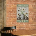 thumbnail image 6 of Today I Choose to Be Happy Flower 8x12 Inch Decorative Metal Sign&nbsp;– Motivational Floral with Uplifting Quote for Home Office or Living Room Wall, Positive Accent for Any Space, 6 of 8
