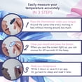 thumbnail image 6 of iProven Basal Body Thermometer with Backlight & Big Digits, 1/100 Degree High Precision, BBT for Ovulation Tracking, 30 Memory Recall, Accurate Fertility Temperature Tracker, 6 of 7