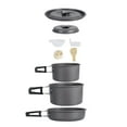 thumbnail image 2 of fastboy Ensemble de Batterie de Cuisine de Camping pour Poêle à Feu de Camp et pour Équipement de Camping et de Randonnée, 2 of 4