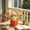 28#B, variant on Faux Silk Flower Centerpiece, Realistic Floral Arrangement With Decorative Vase Maintenance Free Decor, Home Table Display for Bedroom Dining Room Office