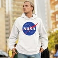 thumbnail image 4 of NASA Meatball Logo Unisex Hoodie Iconic American Astronaut Space Souvenir, 4 of 7