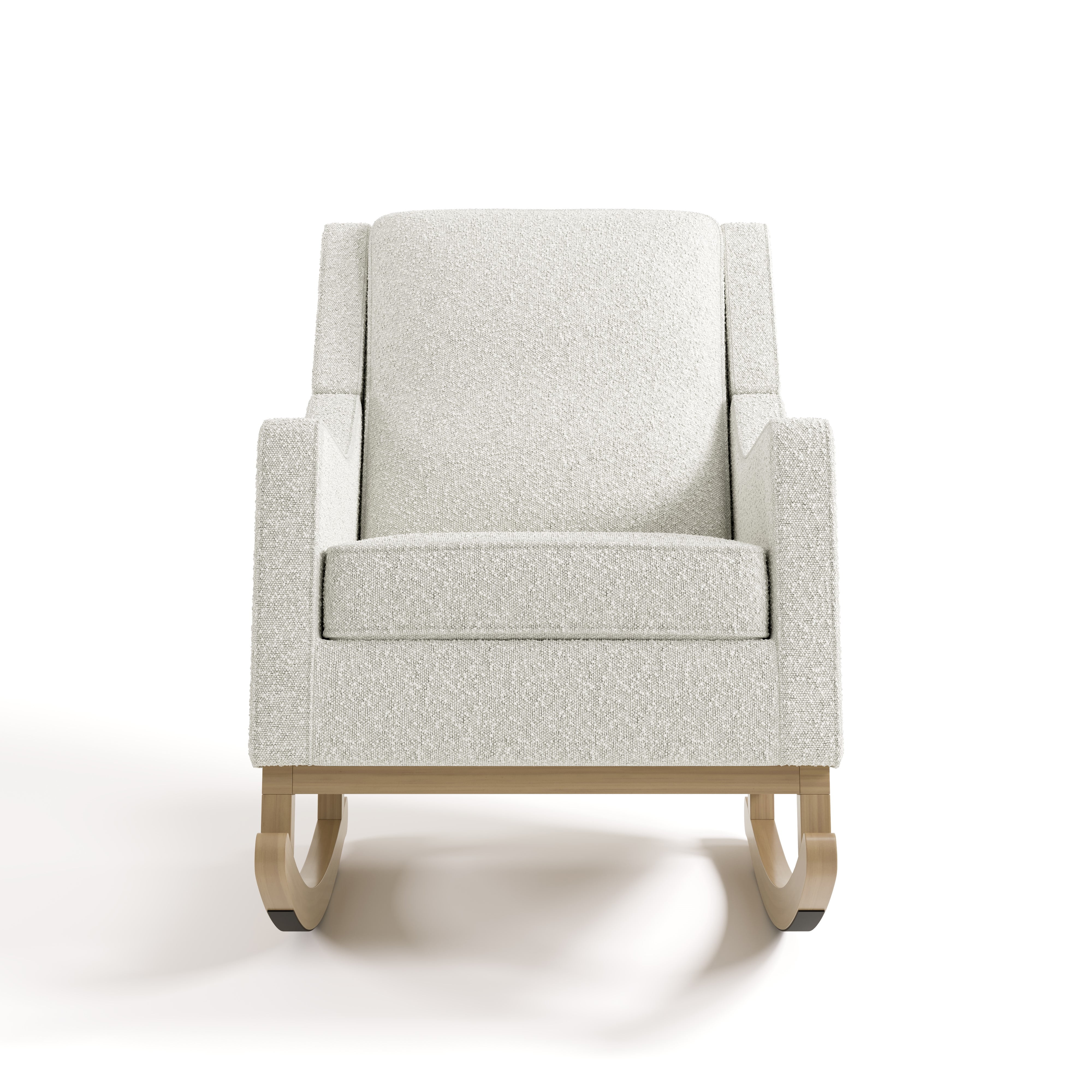 Storkcraft Pasadena Infant Nursery Rocker, Driftwood with Ivory Boucle